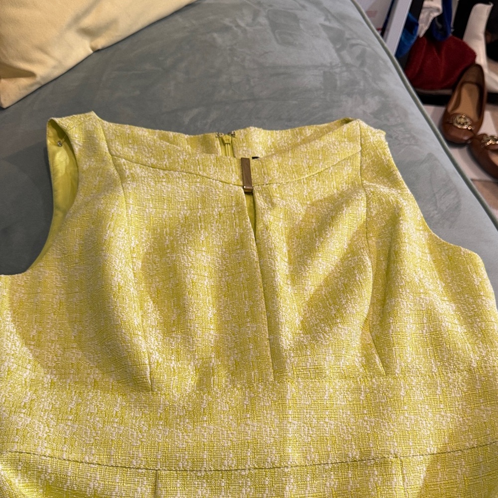 Tahari Tweed Sheath Midi Dress - Picture 8 of 8